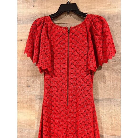 THE GREAT. The Harmony cotton-guipure lace midi dress size 0/ XS - Picture 10 of 13